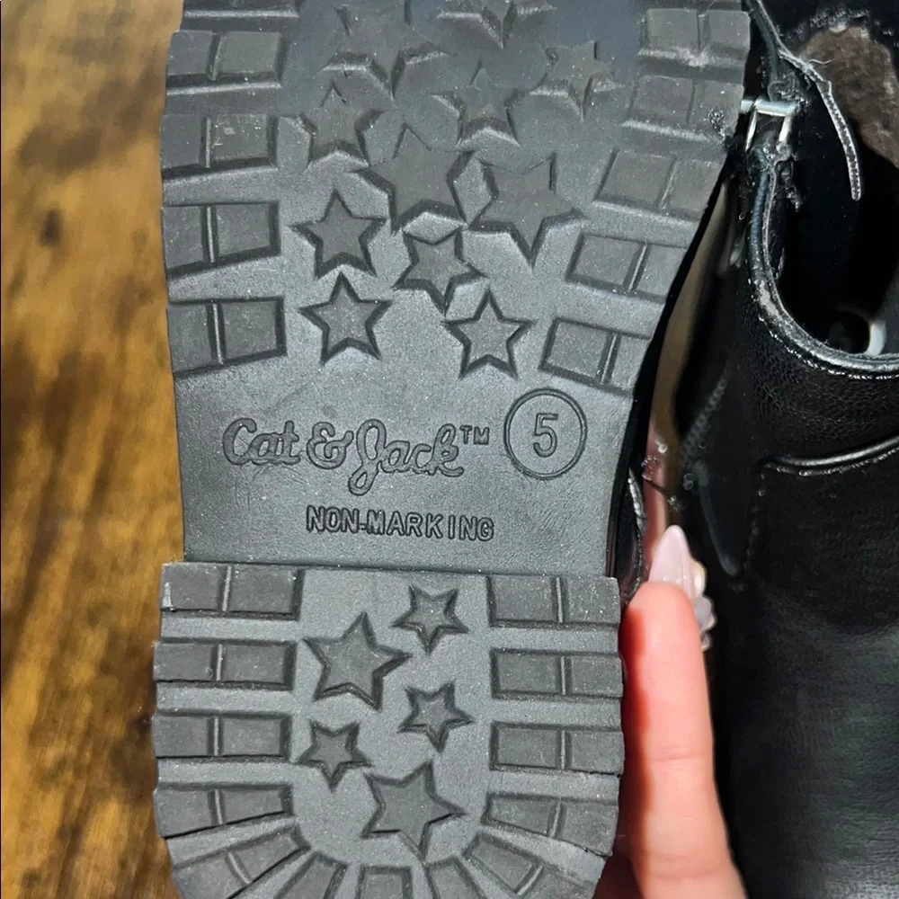 Girls Black Ankle Boots